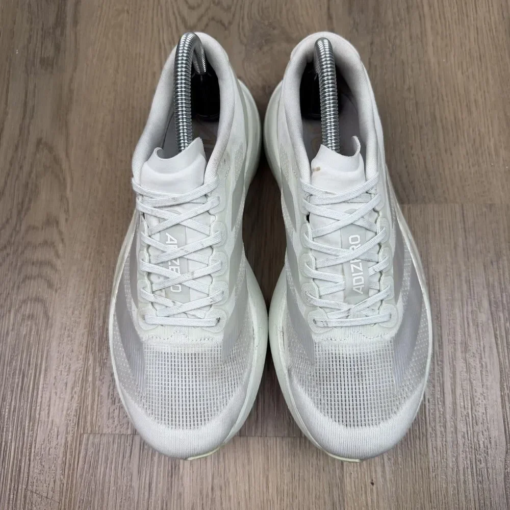 Adidas Adizero Evo SL Shoes Womens Size 7.5 White Running Lightweight Sneakers